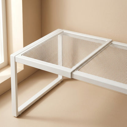Closetspan™ Extendable Metal Wardrobe Storage Rack, material and detail close-up