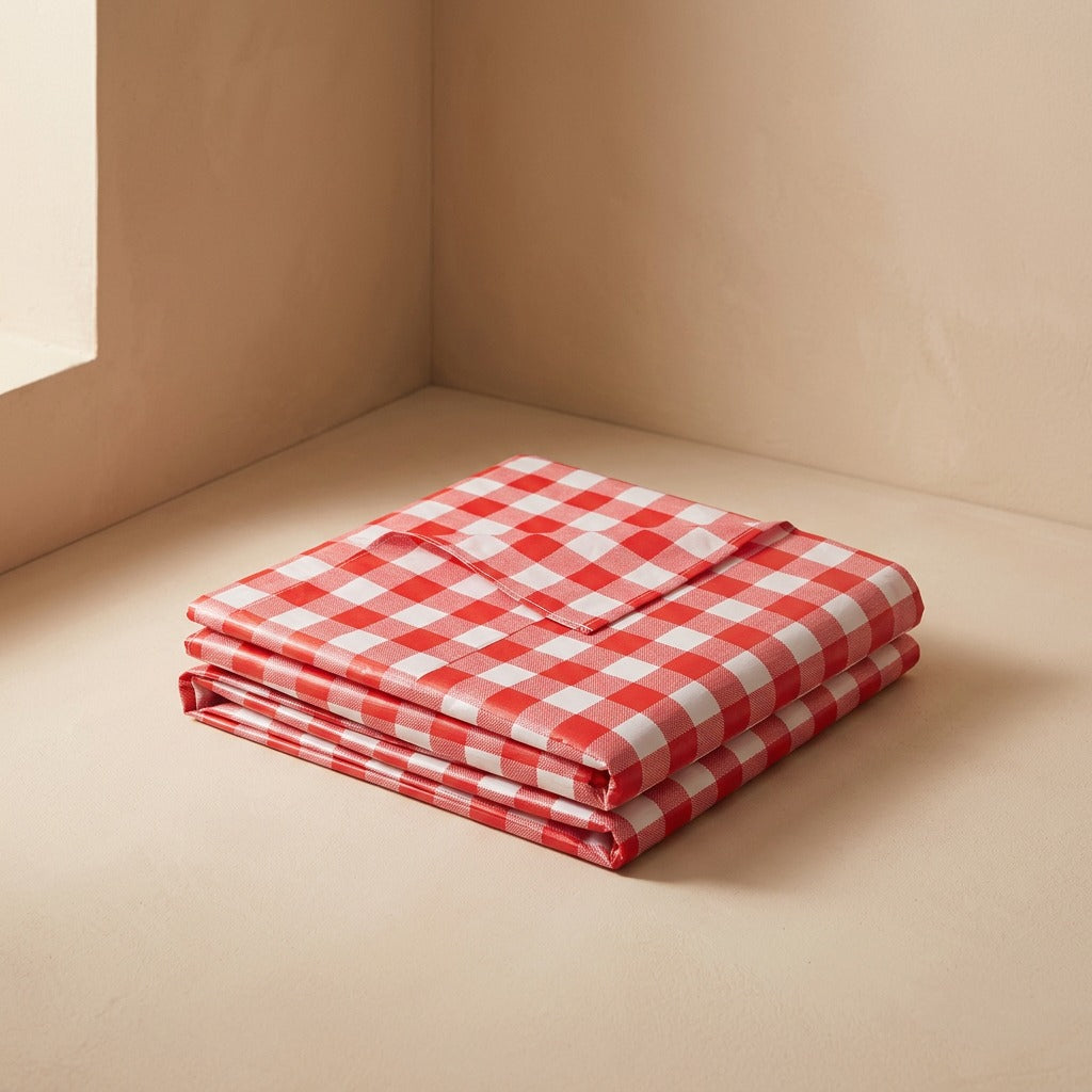 Festoon™ Plastic Holiday Party Tablecloth
