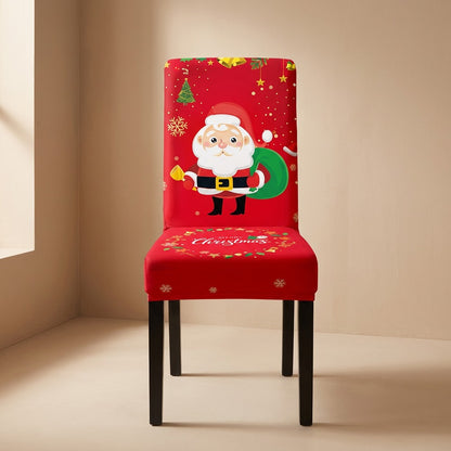 Merrycover™ Christmas Polyester Dining Chair Cover