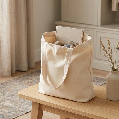 Canvascarry™ 12 Polyester Cotton Canvas Bag, styled close view