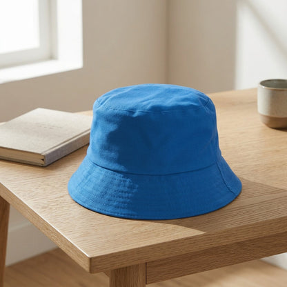 Sunspread™ Wide-Brim Fisherman Hat, styled close view