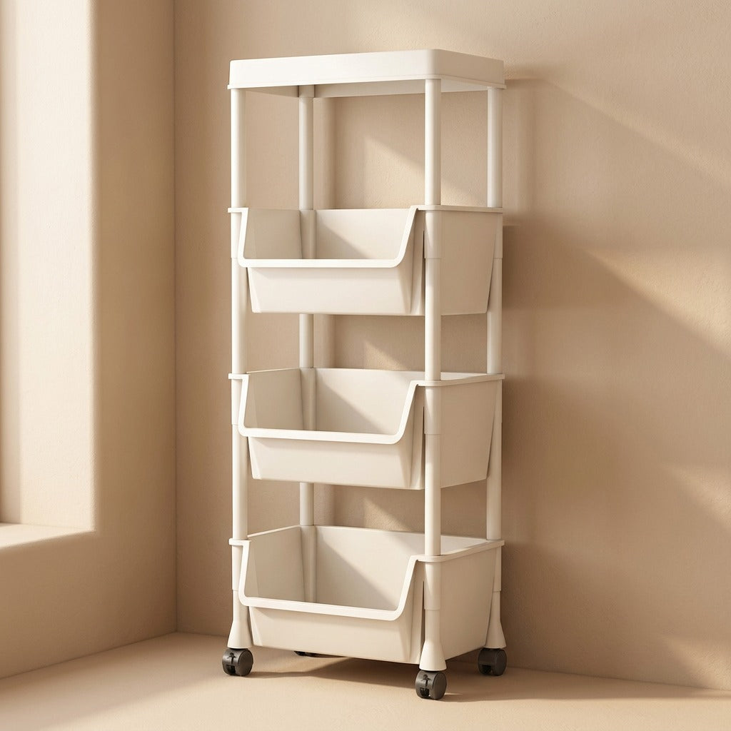 Rollrack™ Plastic Trolley Storage Rack