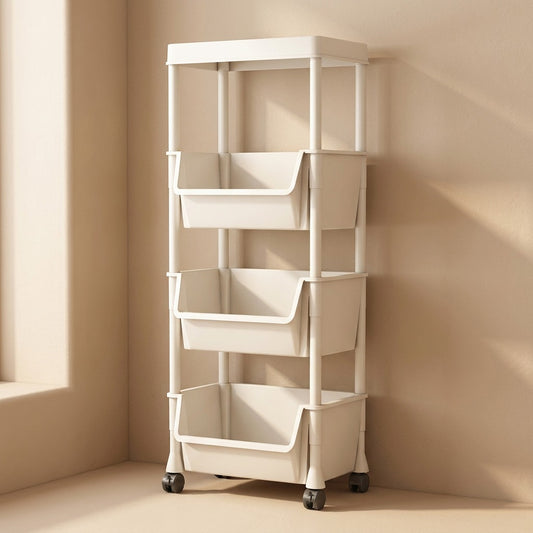 Rollrack™ Plastic Trolley Storage Rack