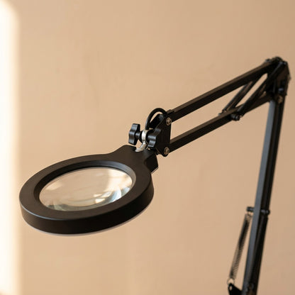 Magniview™ LED Magnifying Table Lamp, material and detail close-up