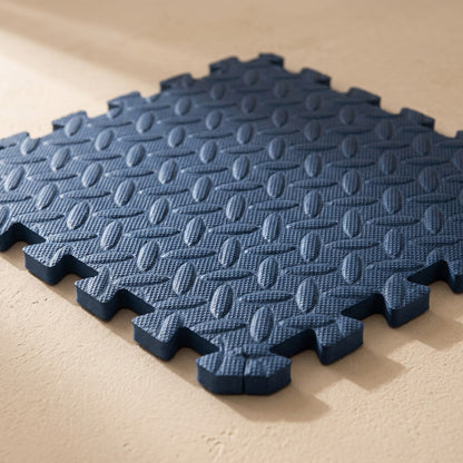 Leafcush™ EVA Foam Leaf-Patterned Floor Mat, material and detail close-up