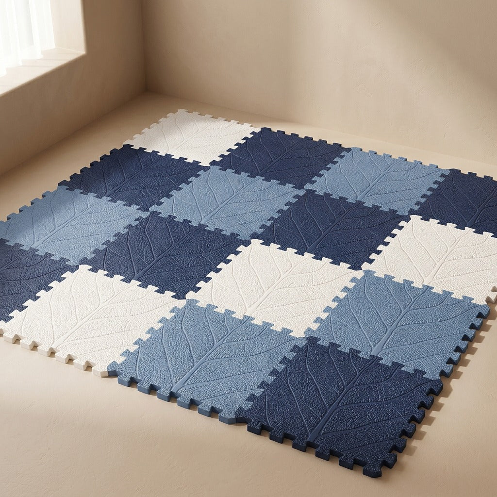 Leafcush™ EVA Foam Leaf-Patterned Floor Mat
