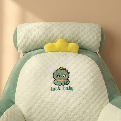 Pillowplush™ Plush Animal Bedside Cushion Pillow, material and detail close-up