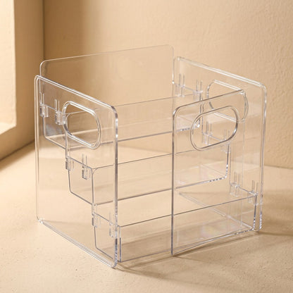 Pagehold™ Transparent PET Desktop Book Organizer, material and detail close-up