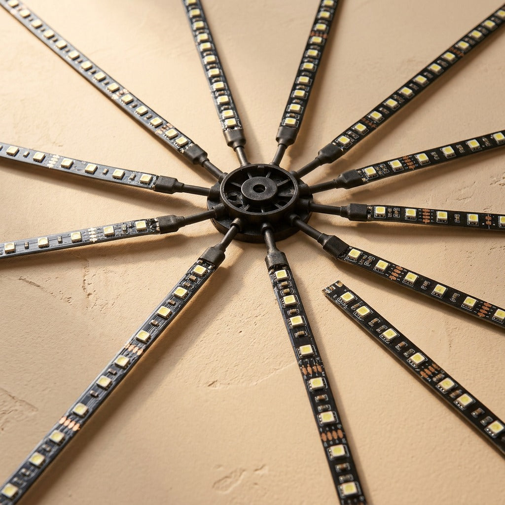 Fireglint™ RGB Fireworks LED Light Strip, material and detail close-up