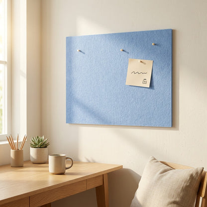 Notefelt™ Polyester Felt Message Board in a calm home setting