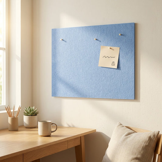 Notefelt™ Polyester Felt Message Board in a calm home setting