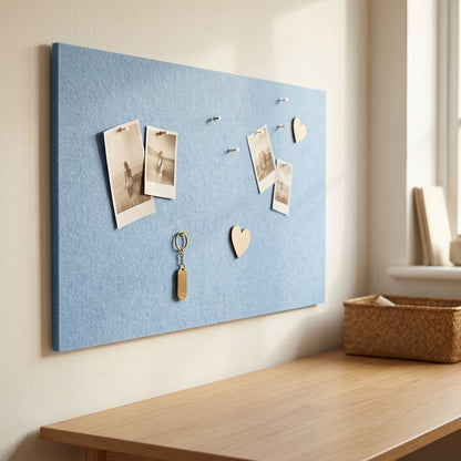 Notefelt™ Polyester Felt Message Board, styled close view