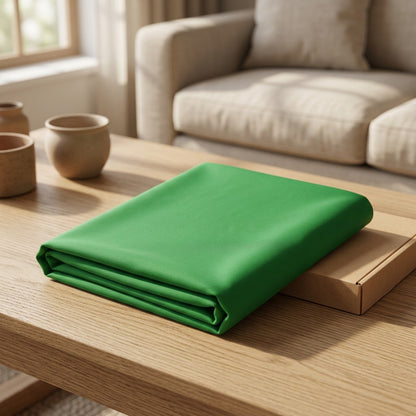 Sceneveil™ Polyester Green Screen Backdrop, styled close view