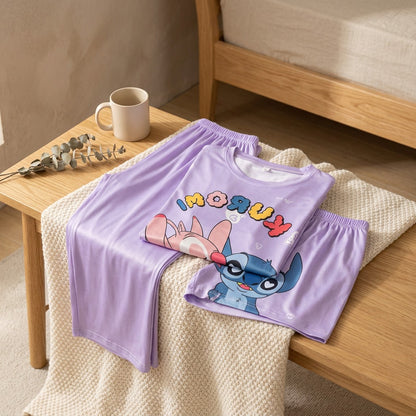 Silkdream™ Women's Milk Silk Pajama Set, styled close view