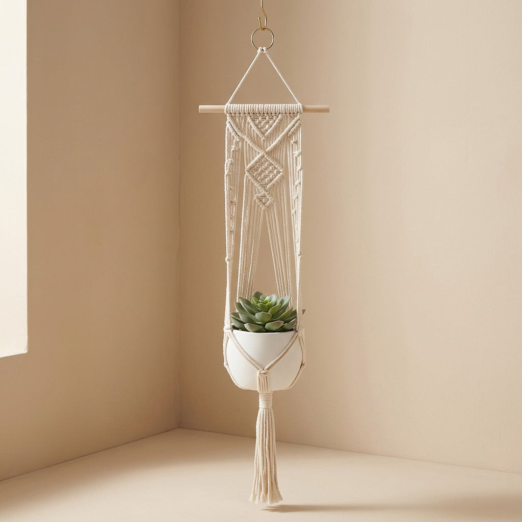 Ropeloft™ Cotton Rope Hanging Basket Net
