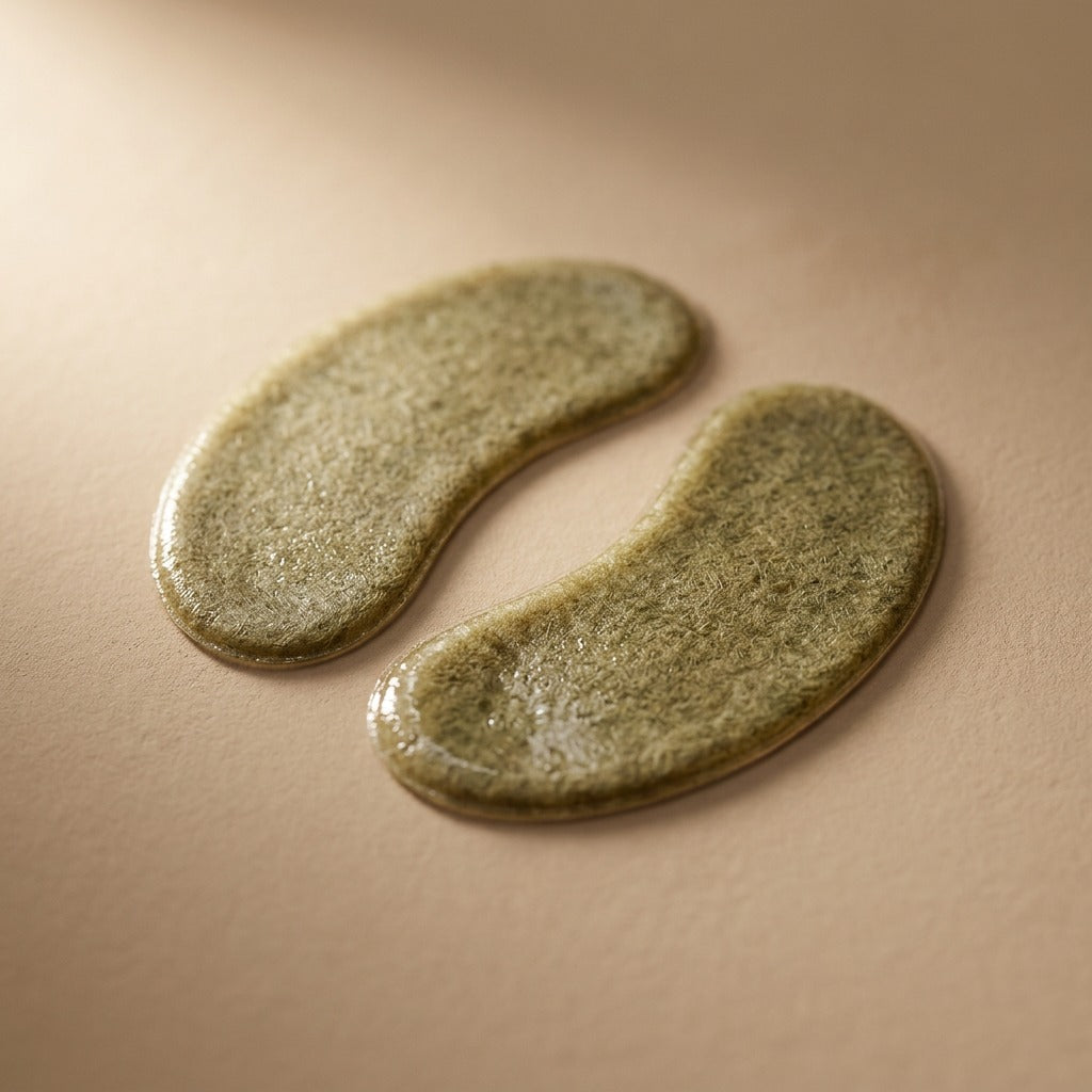 Coolcalm™ Mugwort Ice Eye Patches, material and detail close-up
