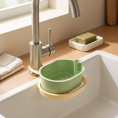 Sinkcove™ PP Sink Drain Basket, styled close view