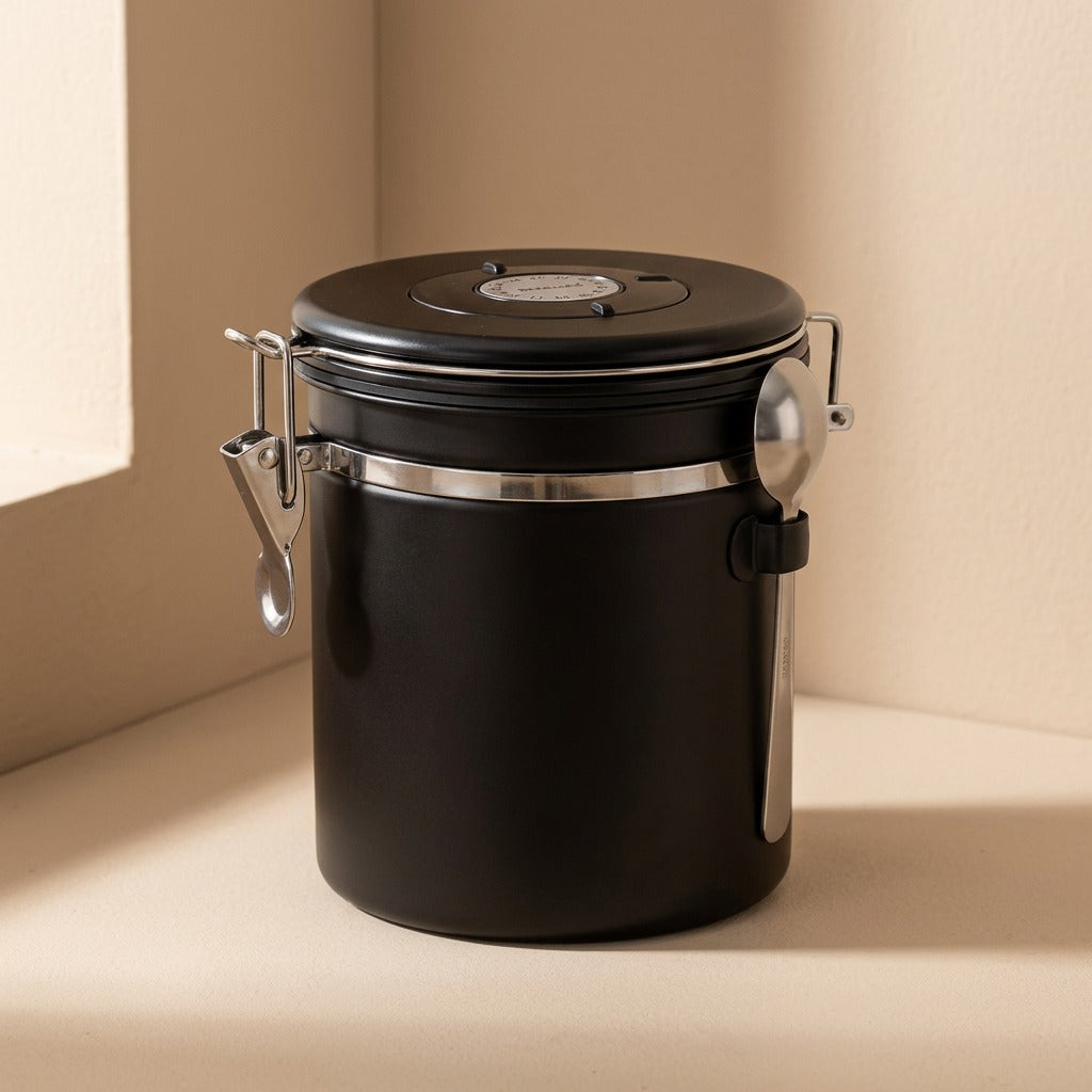 Beanlock™ 304 Stainless Steel Coffee Storage Jar
