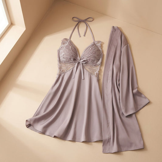 Satinsway™ Satin Ice Silk Nightgown