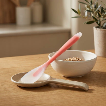 Panedge™ Silicone Kitchen Spatula for Non-Stick Pans, styled close view