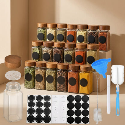 Spicesquare™ Square Glass Seasoning Jar
