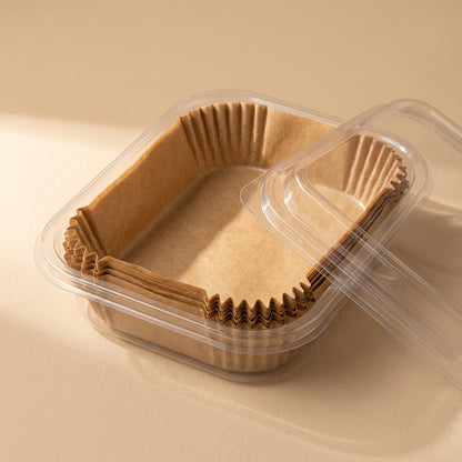 Linerleaf™ Silicone Paper Air Fryer Liners, material and detail close-up