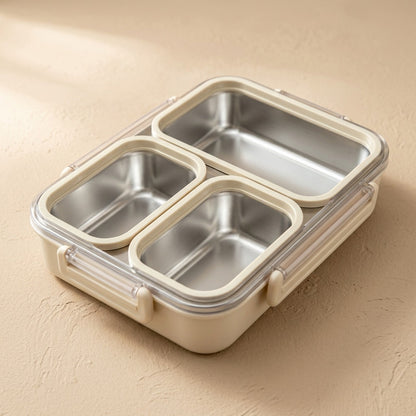Lunchlatch™ 304 Stainless Steel Lunch Box, material and detail close-up