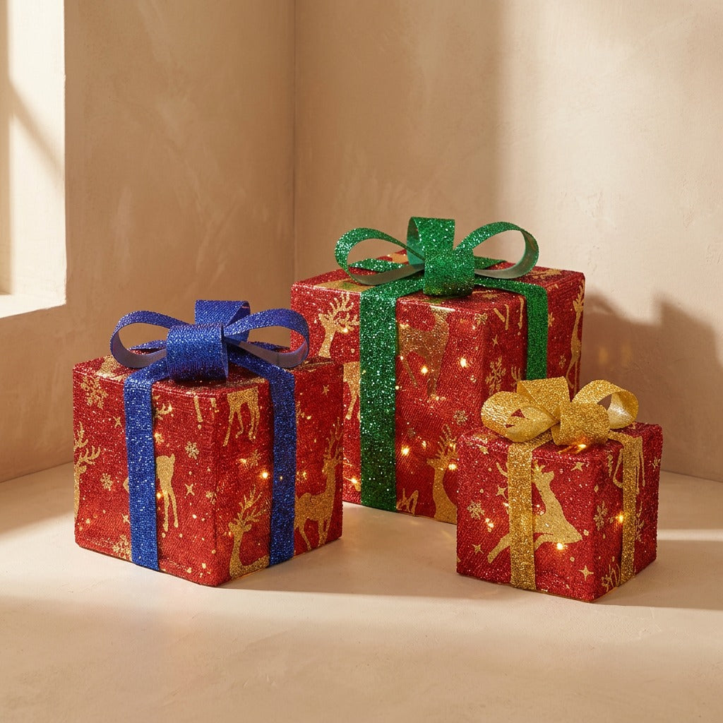 Giftglow™ Christmas LED String Lights Gift Box