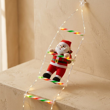 Merrylit™ Santa Claus LED String Lights, material and detail close-up