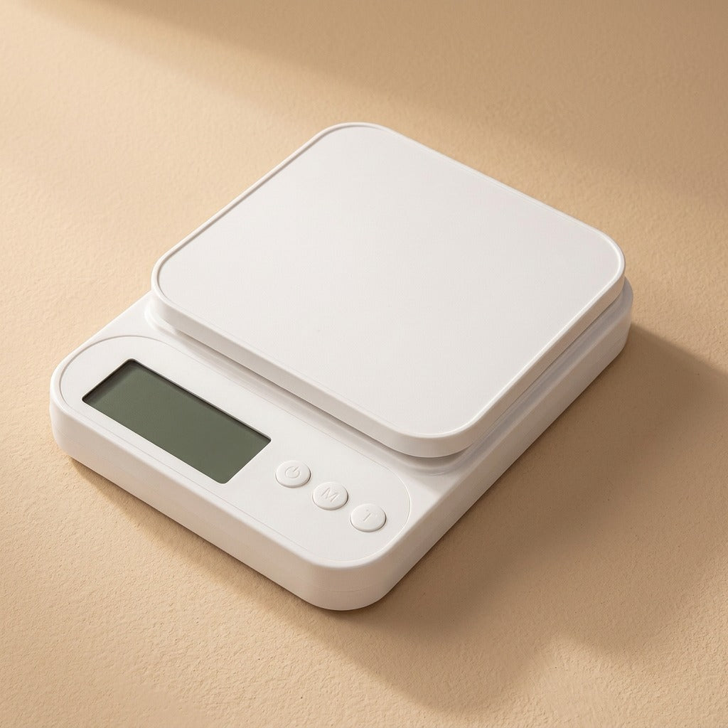 Gramglow™ Electronic Kitchen Food Scale, material and detail close-up