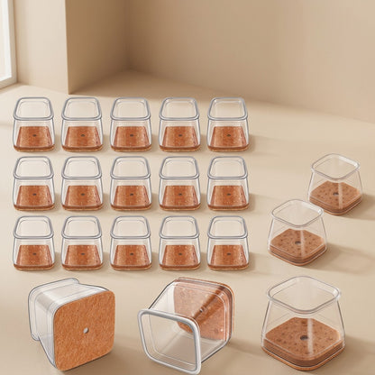Squareglide™ 16-Piece Square Chair Leg Covers