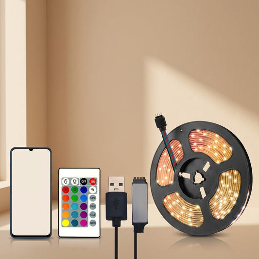 Wallgleam™ RGB LED Light Strip for TV Walls