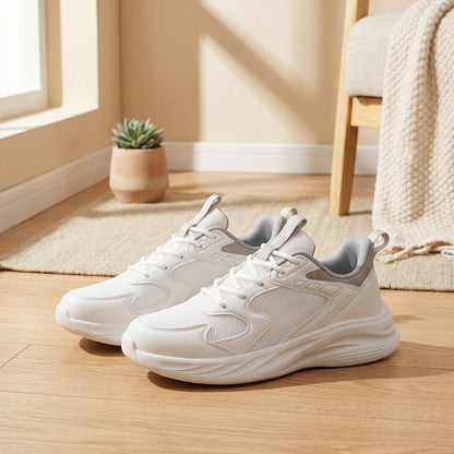 Fleetweft™ Men's Fabric Running Shoes in a calm home setting