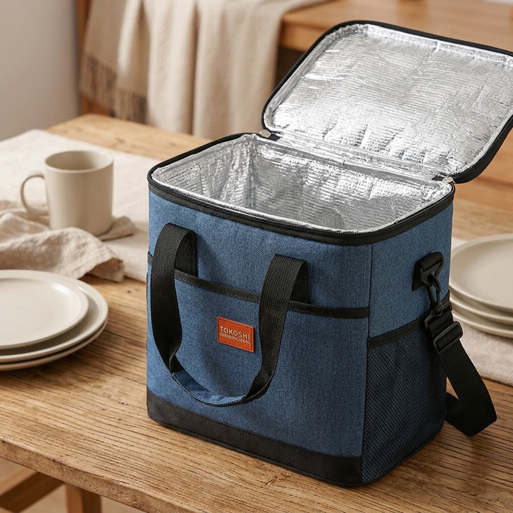 Coolmeal™ Insulated Lunch Box Bag, styled close view