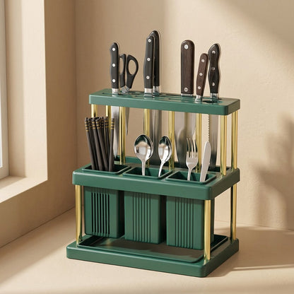 Slotnest™ Plastic Kitchen Knife Holder Rack