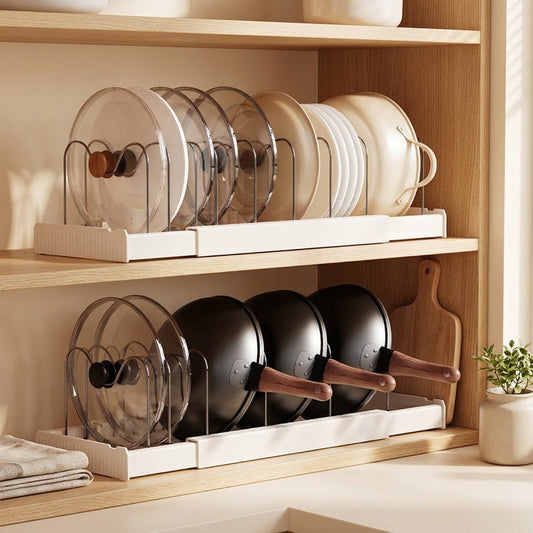 Rackstash™ Plastic Kitchen Storage Rack in a calm home setting