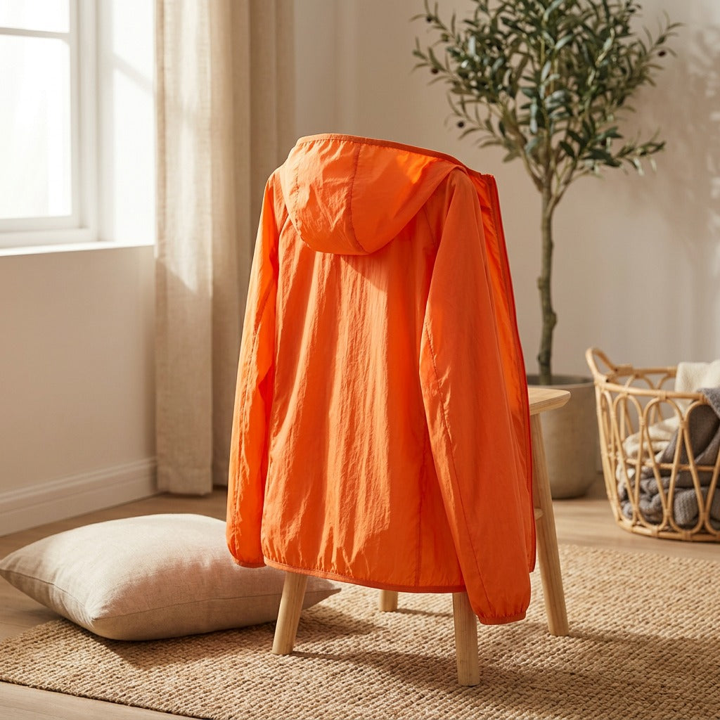 Bloomshade™ Floral Hooded Sun Protection Jacket, styled close view