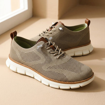 Flystride™ Fly-Knit Men's Running Shoes, material and detail close-up