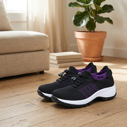 Meshmood™ Mesh Low-Top Casual Shoes in a calm home setting