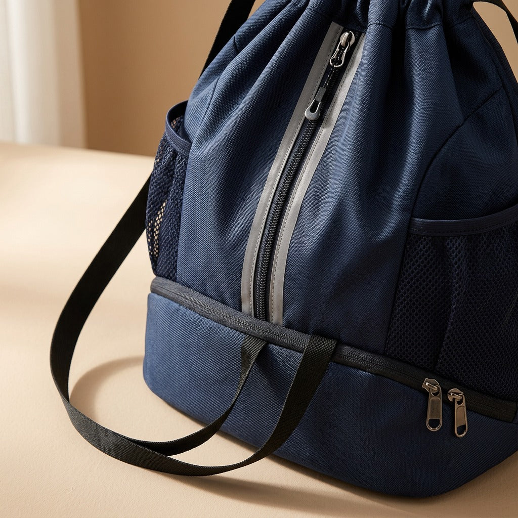 Drydash™ Dry Wet Separation Crossbody Bag, material and detail close-up