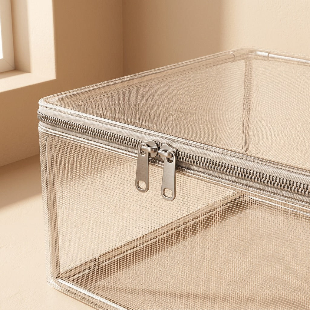 Shoehinge™ Foldable Stainless Steel Shoe Rack, material and detail close-up
