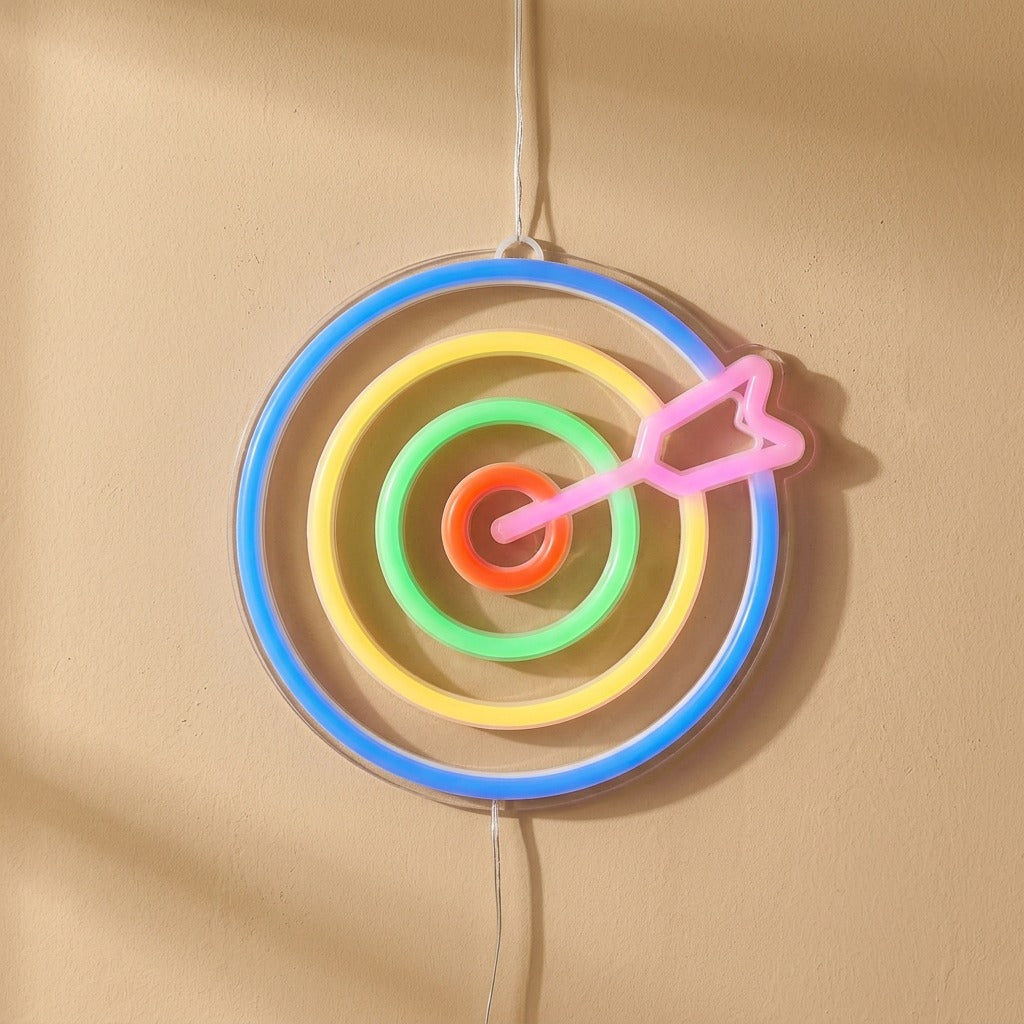 Planetlit™ LED Planet Neon Night Light, material and detail close-up