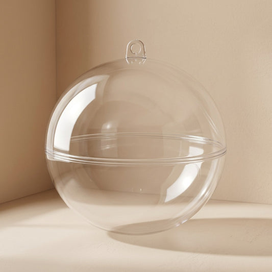 Clearglobe™ Transparent Plastic Christmas Ball