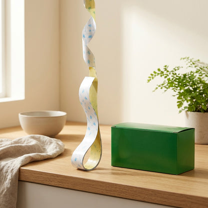 Flycling™ Double-Sided Fly Ribbon Sticky Paper in a calm home setting