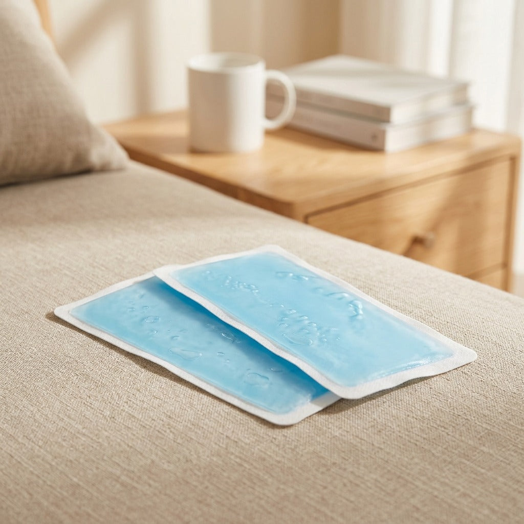 Icepalm™ Cooling Ice Patches, Pack of 2, styled close view