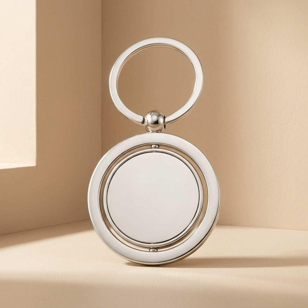 Twirlring™ Zinc Alloy Rotating Keychain