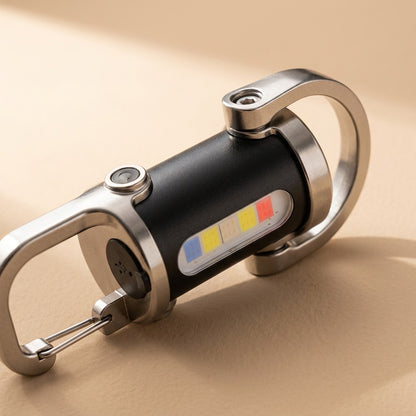 Flashbead™ LED Mini Keychain Flashlight, material and detail close-up