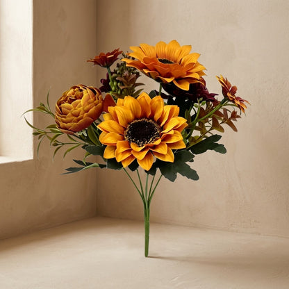 Sunnybloom™ Silk Sunflower Bouquet