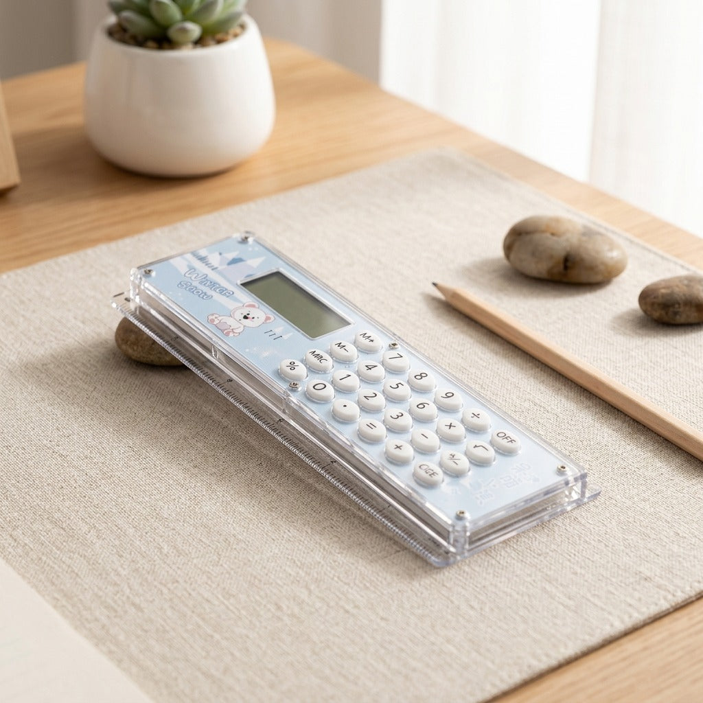 Measuremath™ 15cm Ruler Calculator, styled close view