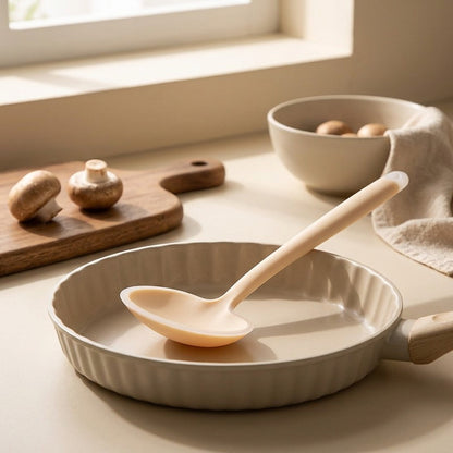Mushroomix™ Silicone Mushroom Spatula, styled close view